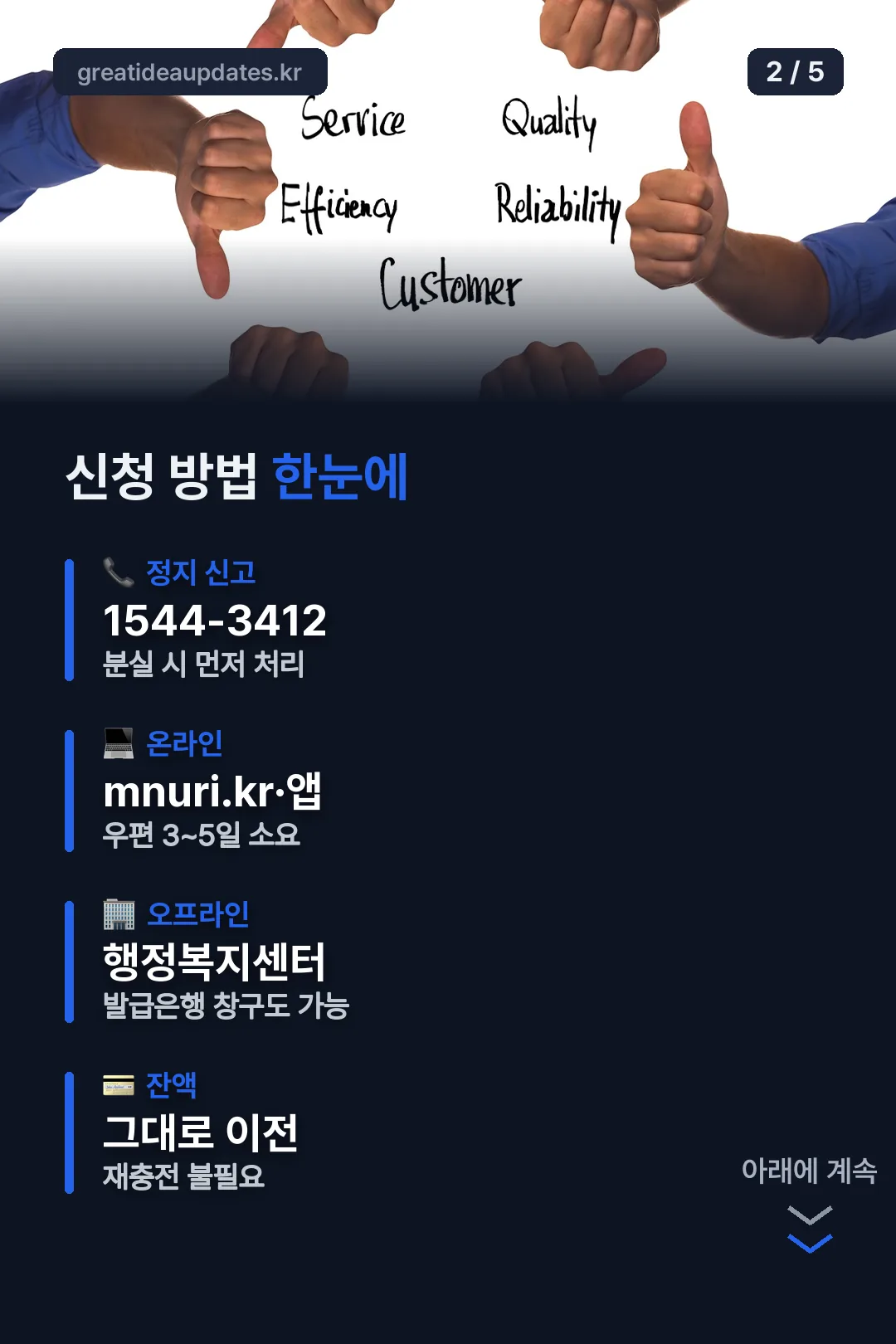 신청 방법 한눈에