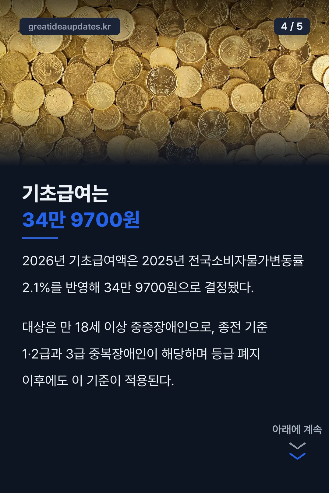 기초급여 34만 9700원