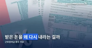 근로장려금 환수 — 생기는 이유와 90일 이의신청 방법
