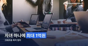 크래프톤 복지 — 출산지원 1억원과 연봉 수치 정리