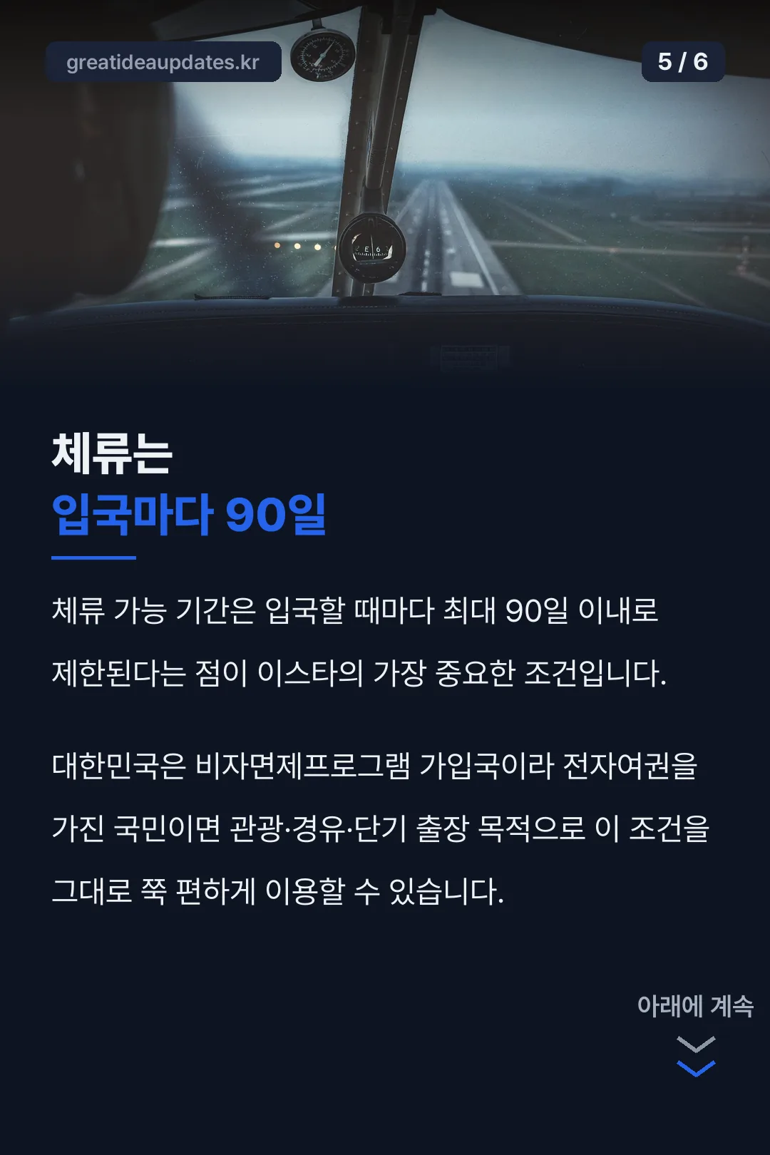 입국마다 체류 90일 제한