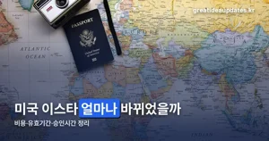 미국 이스타 신청방법 — 비용·유효기간·승인시간 정리